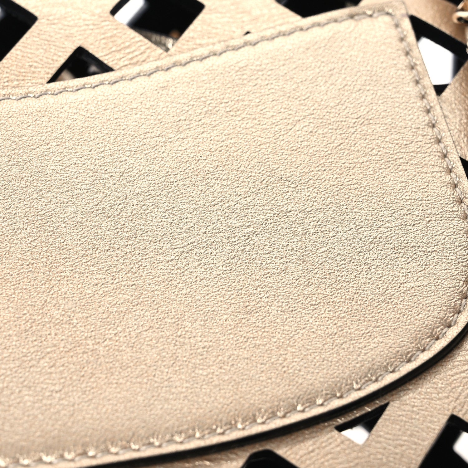 Chanel Metallic Lambskin Small Sea Through Flap Gold Black 15 of 18