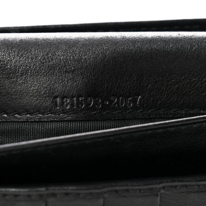 Gucci Monogram New Britt Continental Wallet Dark Brown 7 of 11
