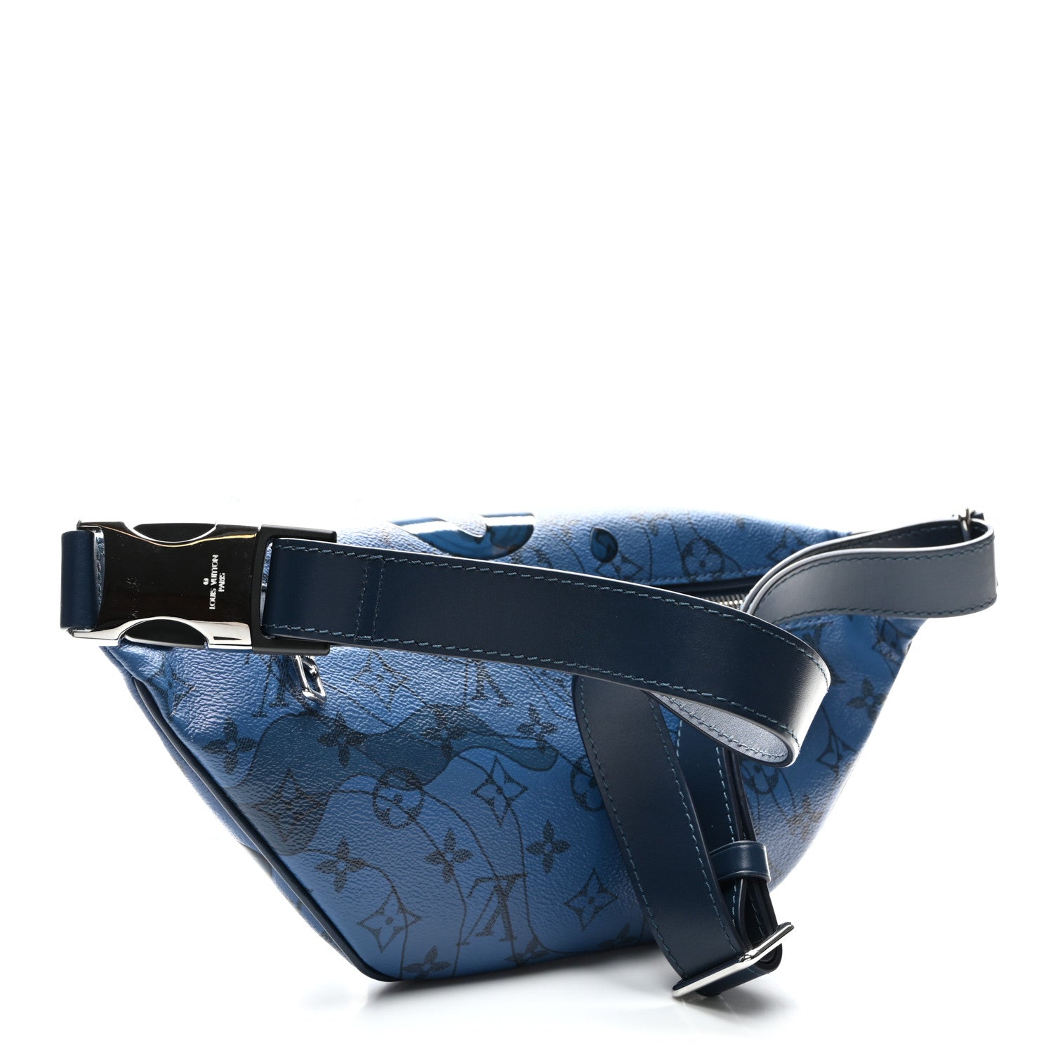 Louis Vuitton Monogram Aquagarden Discovery Bumbag Abyss Blue 3 of 9