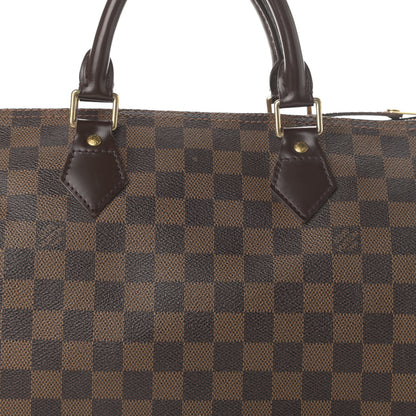 Louis Vuitton Damier Ebene Speedy 30 7 of 9