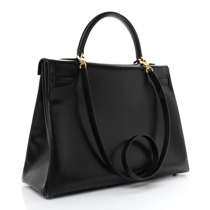Hermes Box Kelly Retourne 35 Black 3 of 12