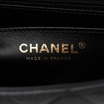 Chanel Lambskin Quilted Mini Strass On Top Flap Black 6 of 11