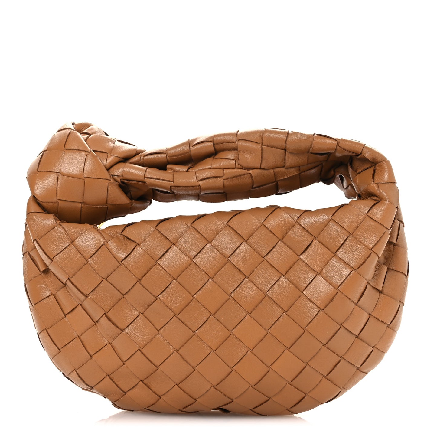 Nappa Intrecciato Mini Jodie Caramel