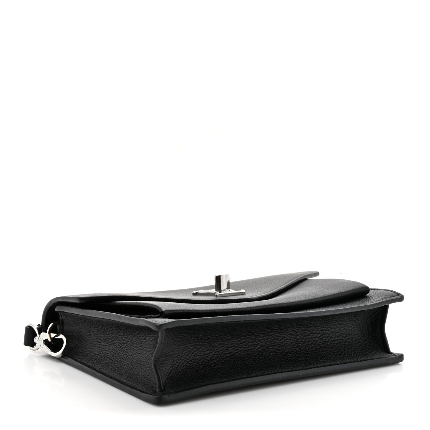 Soft Calfskin My Lockme Chain Pochette Black