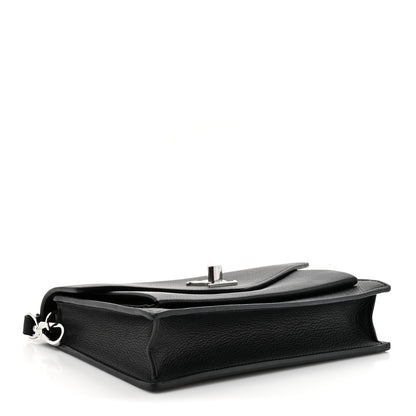 Louis Vuitton Soft Calfskin My Lockme Chain Pochette Black 4 of 9