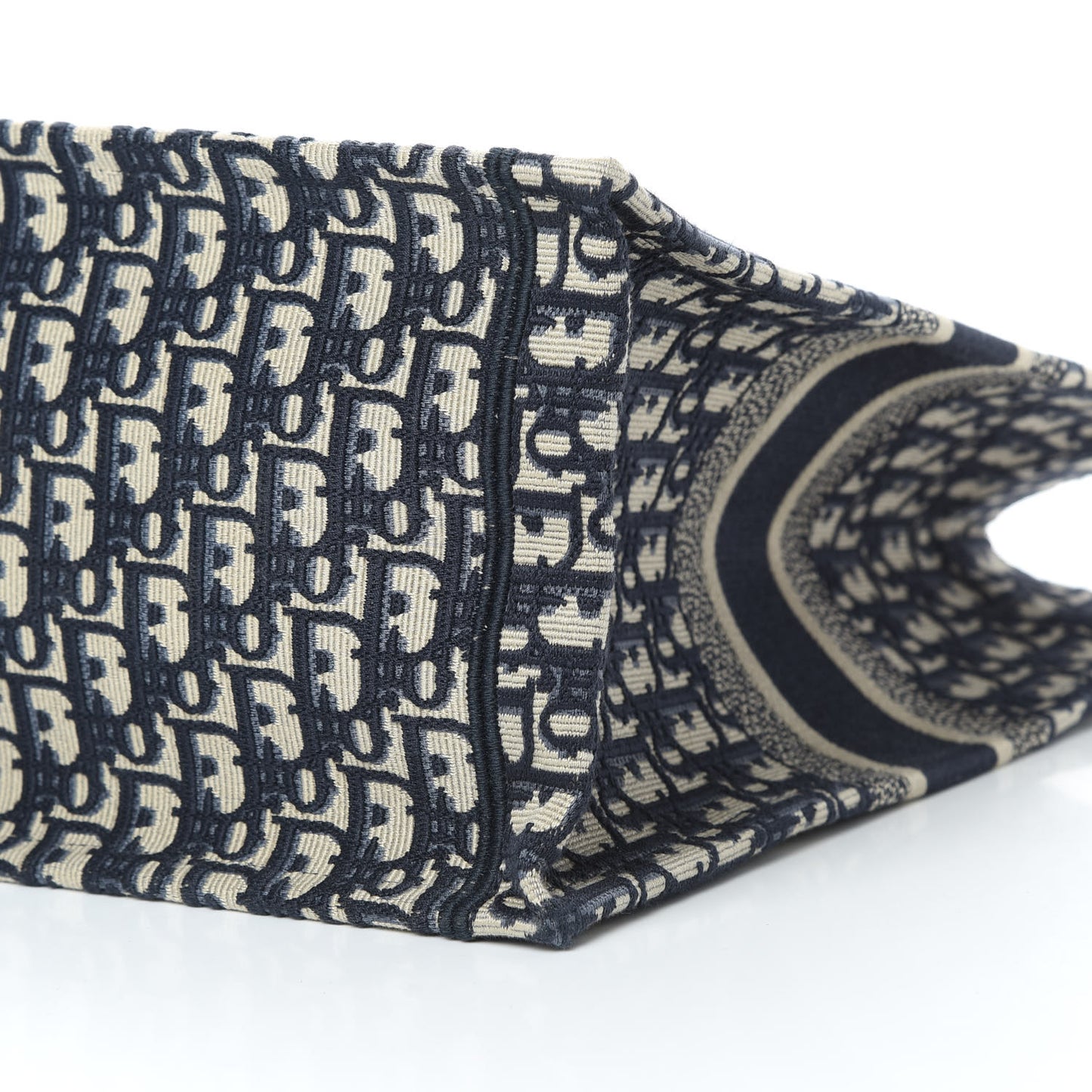 Oblique Book Tote Blue Multicolor