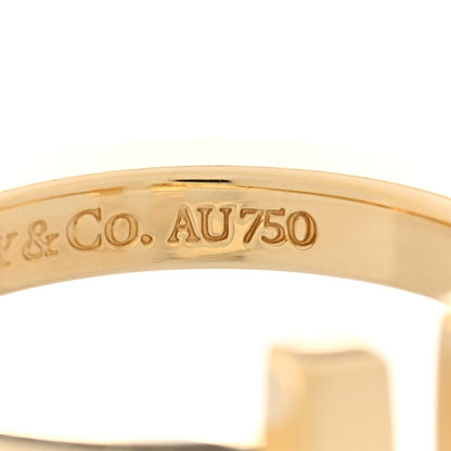 Tiffany 18K Yellow Gold T Square Ring 51 5.75 5 of 5