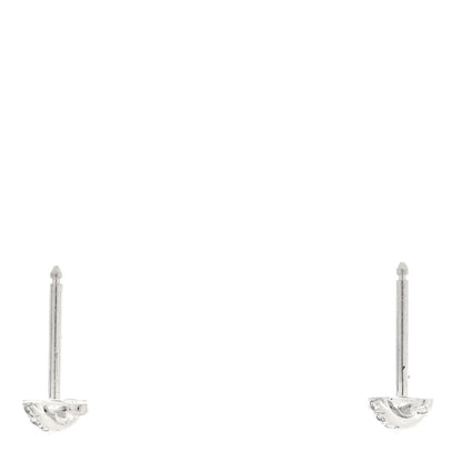 Tiffany Platinum Diamond Cross Stitch X Stud Earrings 3 of 4
