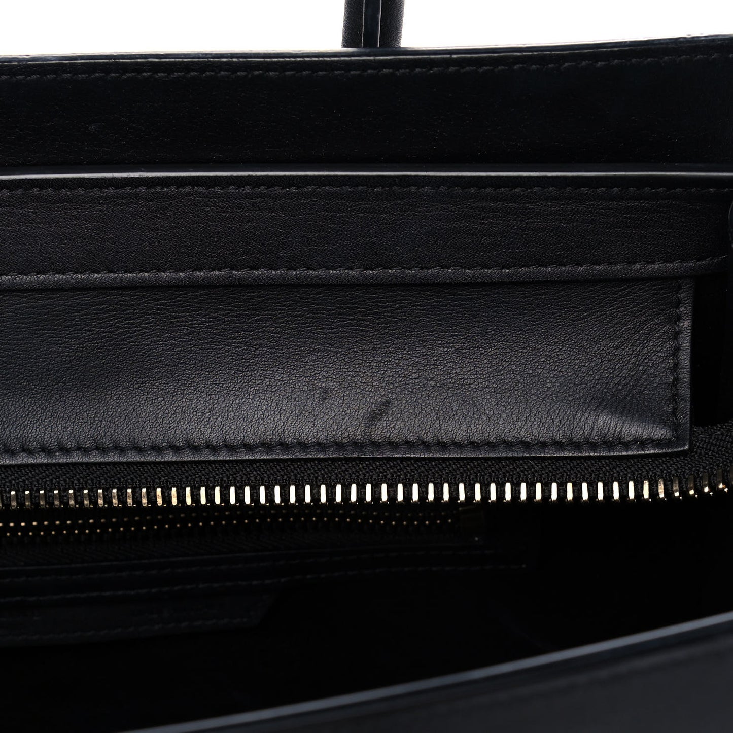 Smooth Calfskin Micro Luggage Black
