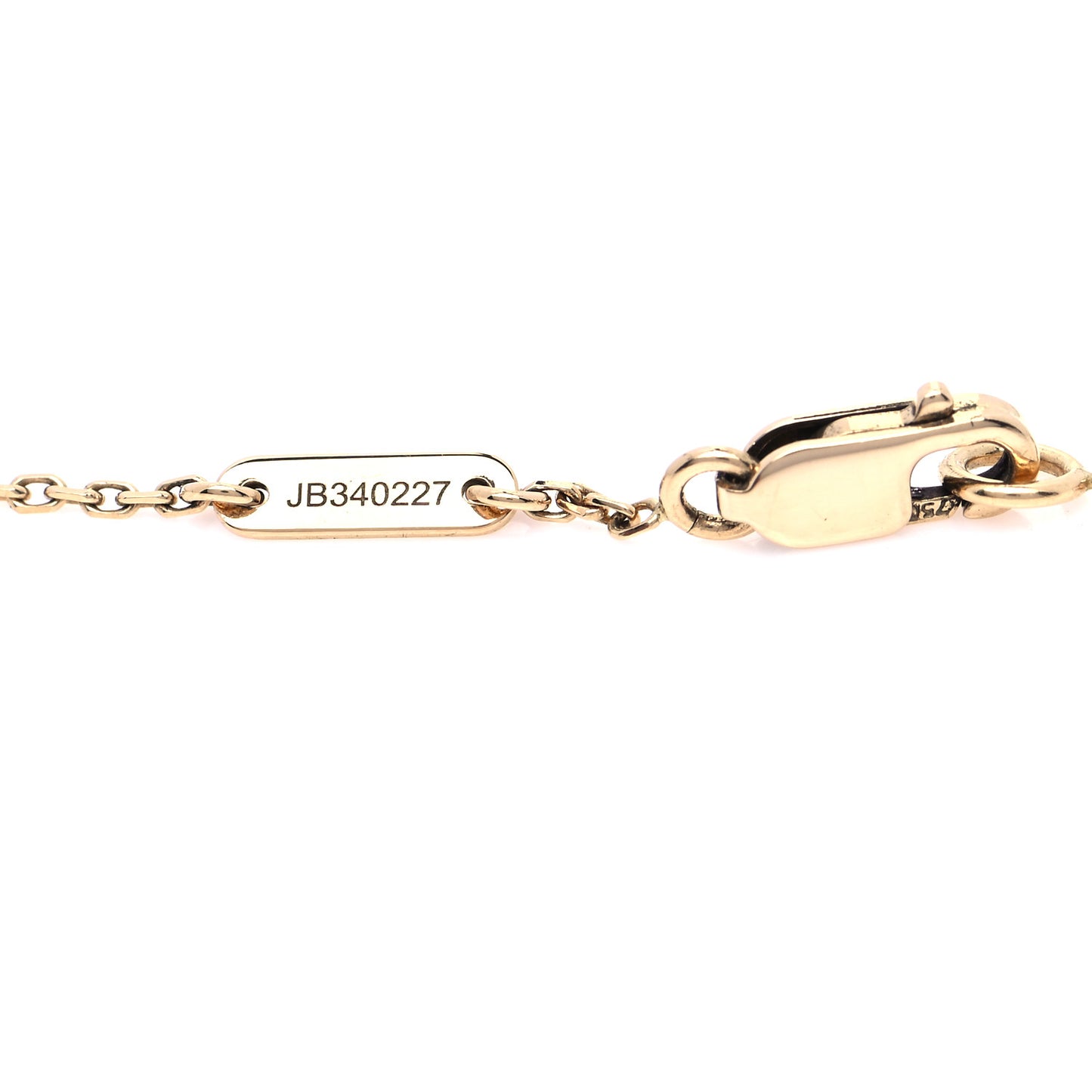 18K Yellow Gold Mother of Pearl Sweet Alhambra Bracelet