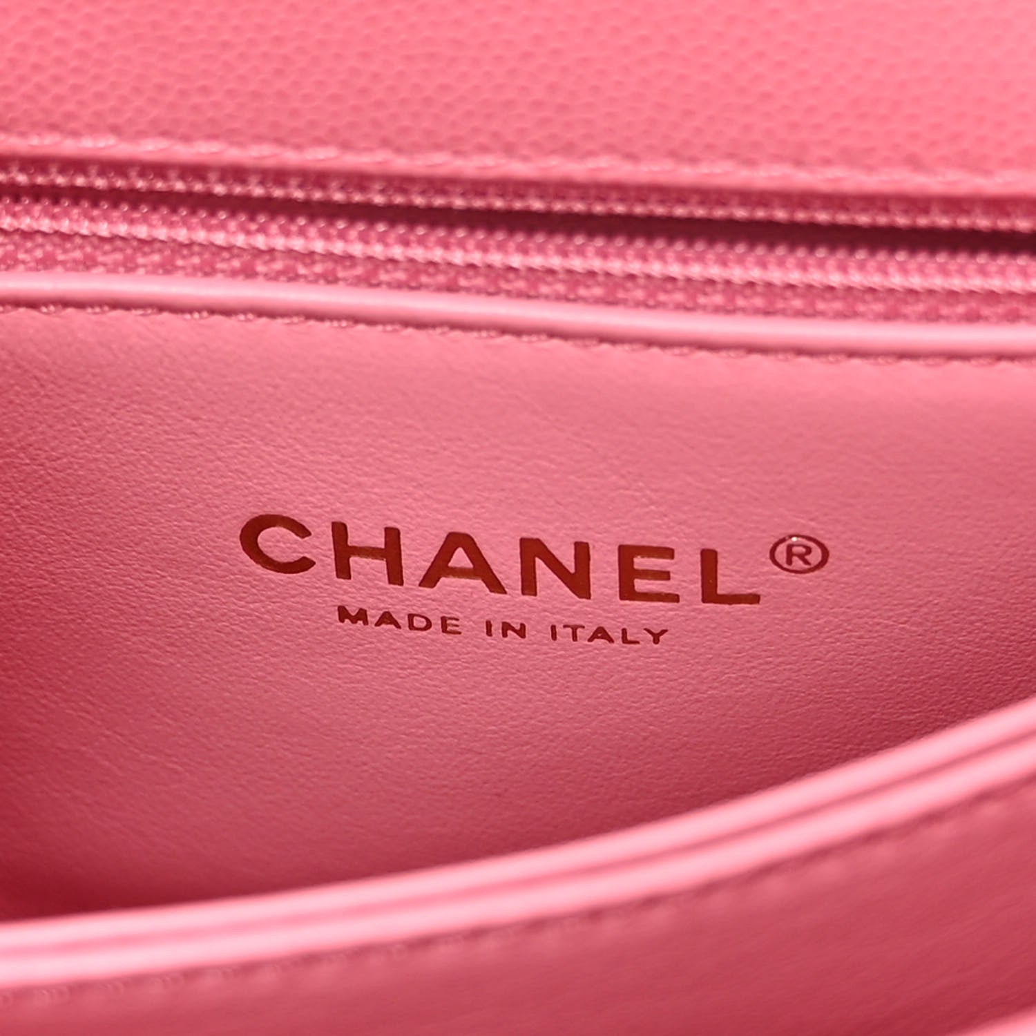 Chanel Caviar Quilted Mini Coco Chain Handle Flap Pink 6 of 11