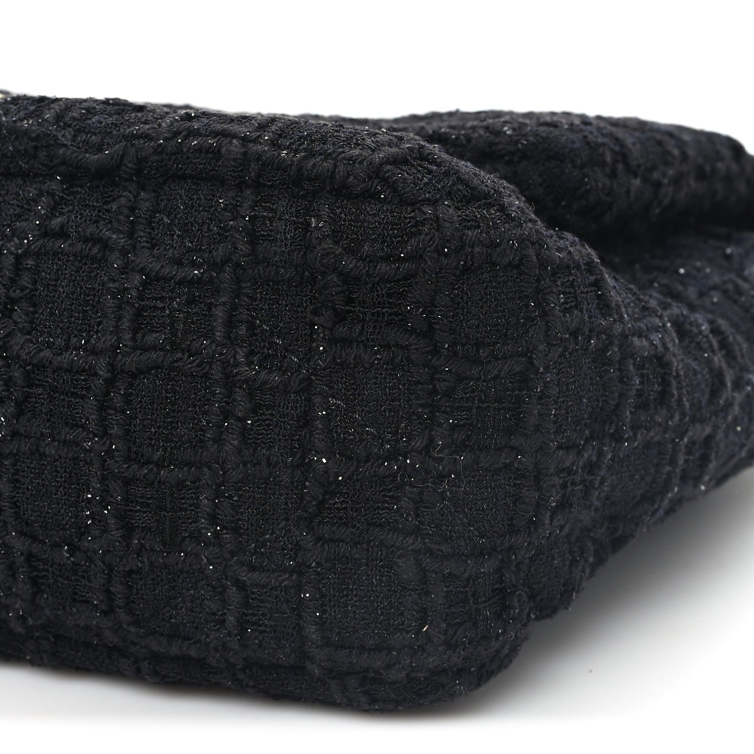 Chanel Tweed Quilted Medium Chanel 19 Flap Black Black 10 of 11