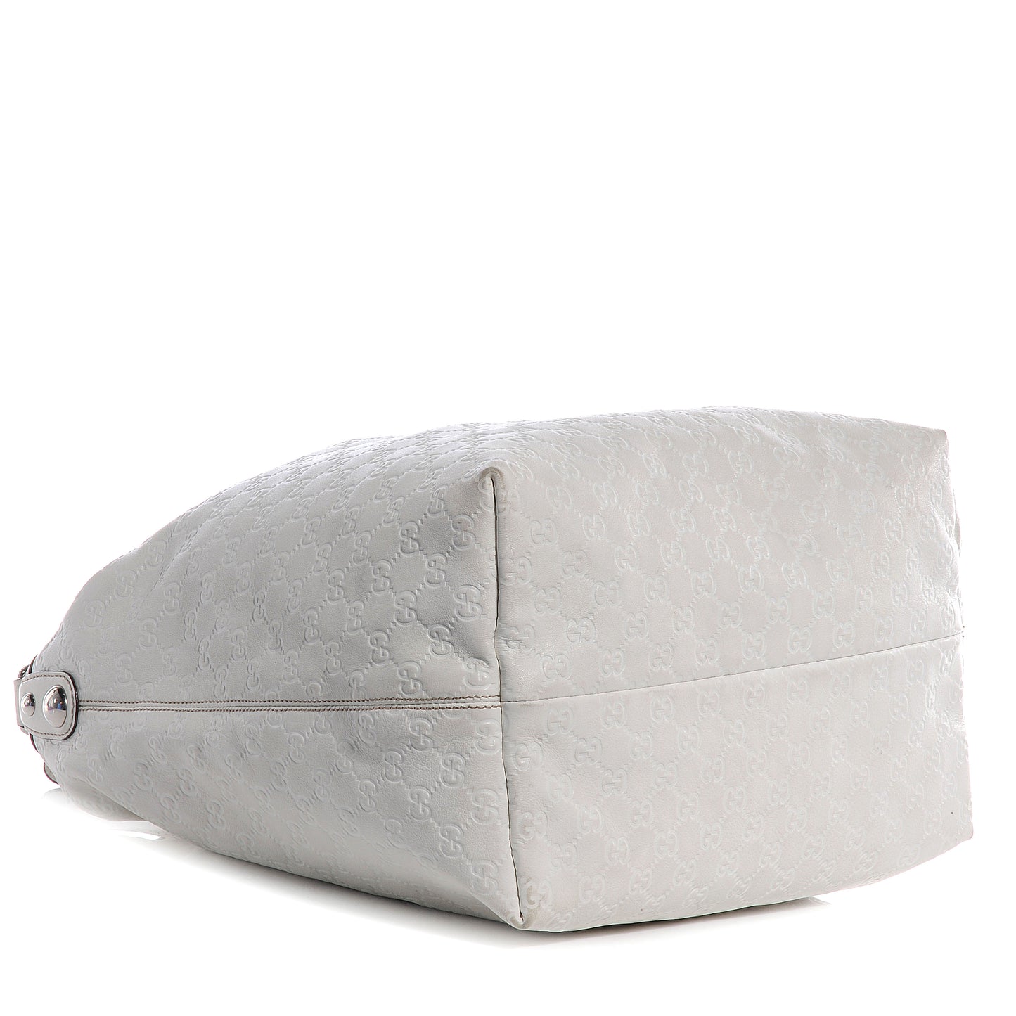 Guccissima Icon Bit Hobo White