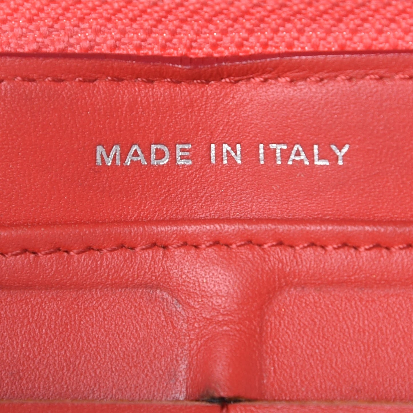 Caviar Timeless CC Large Gusset Zip Around Wallet Orange