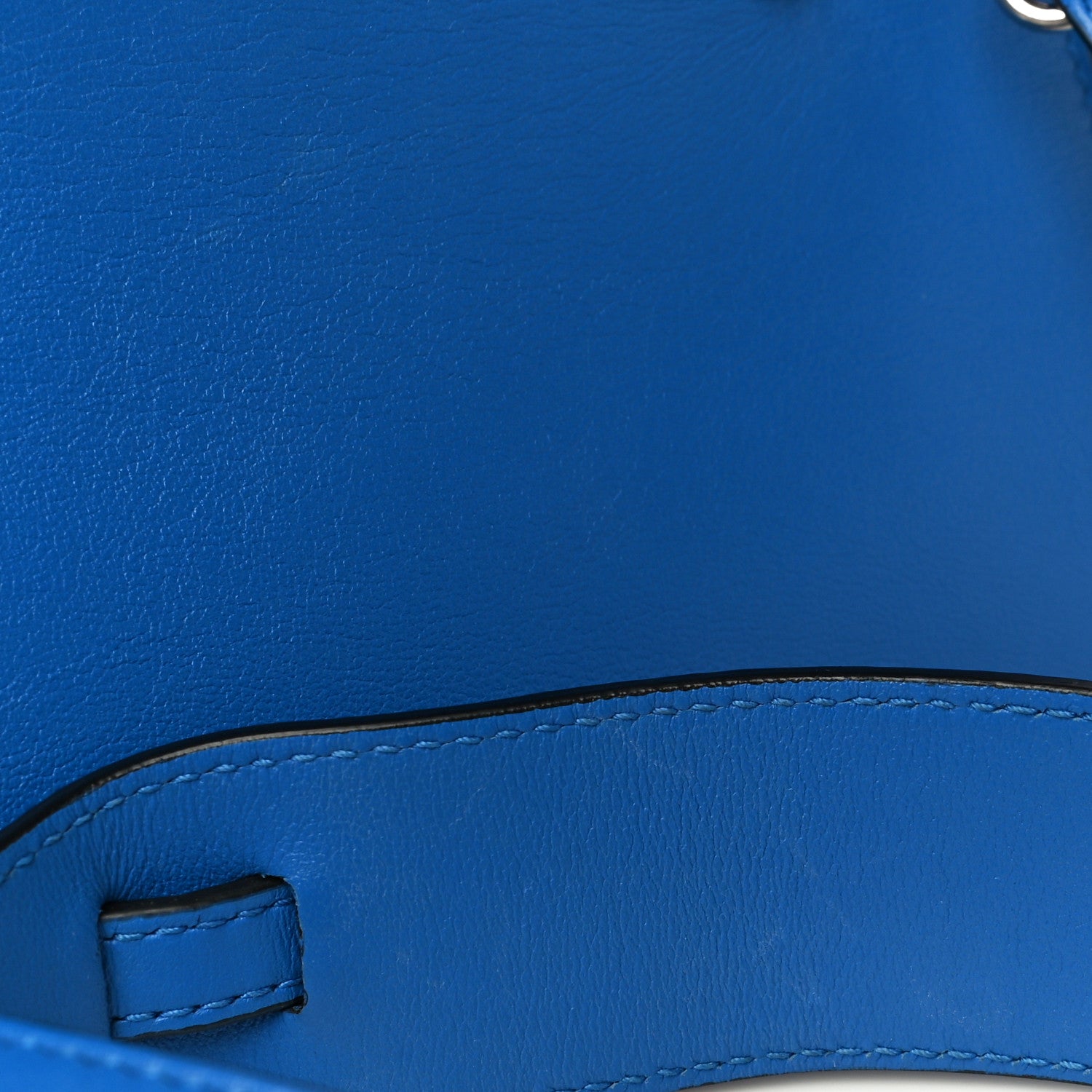 Balenciaga Smooth Calfskin Neo Classic Silver Hardware Mini City Bleu 24 of 28