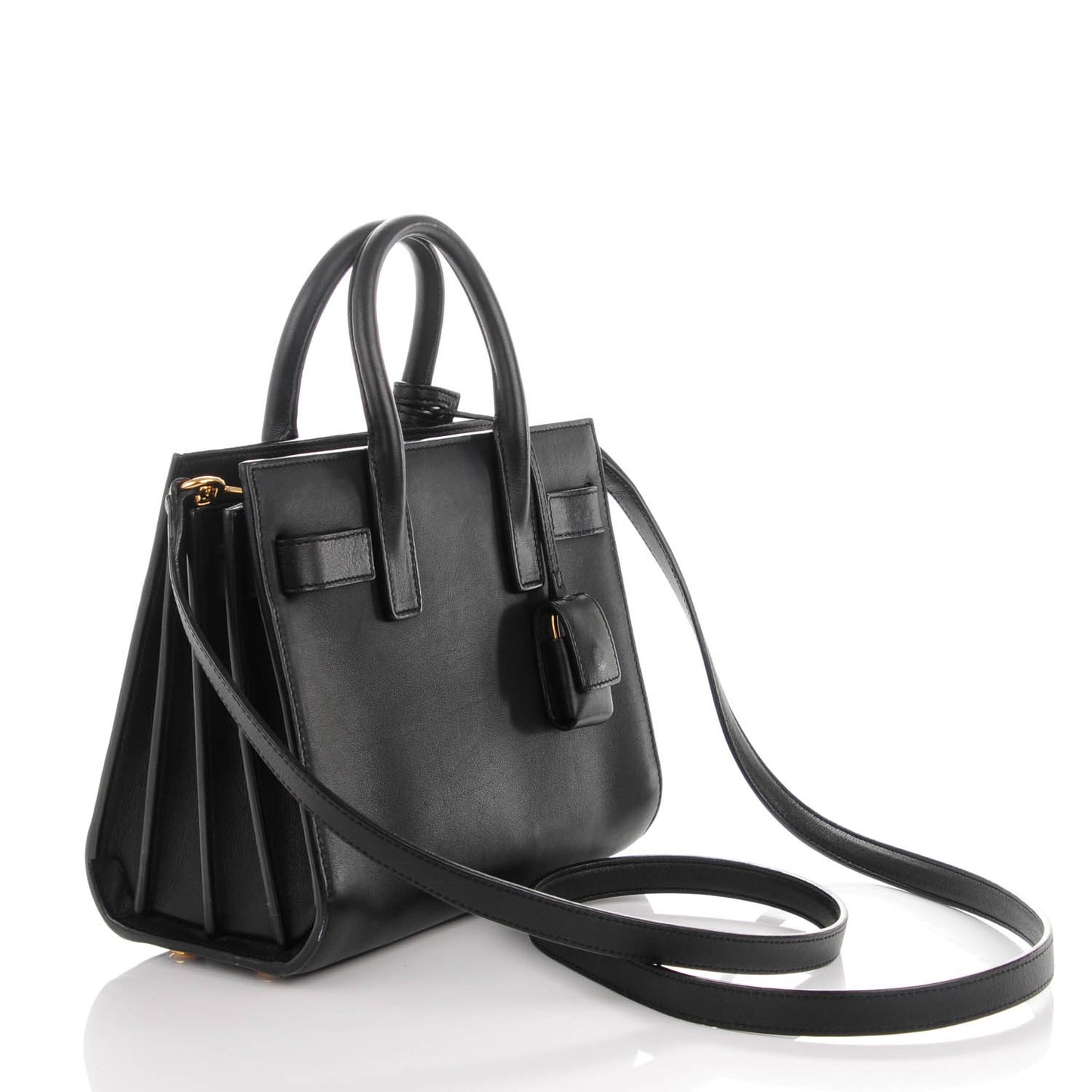 Calfskin Nano Sac De Jour Black