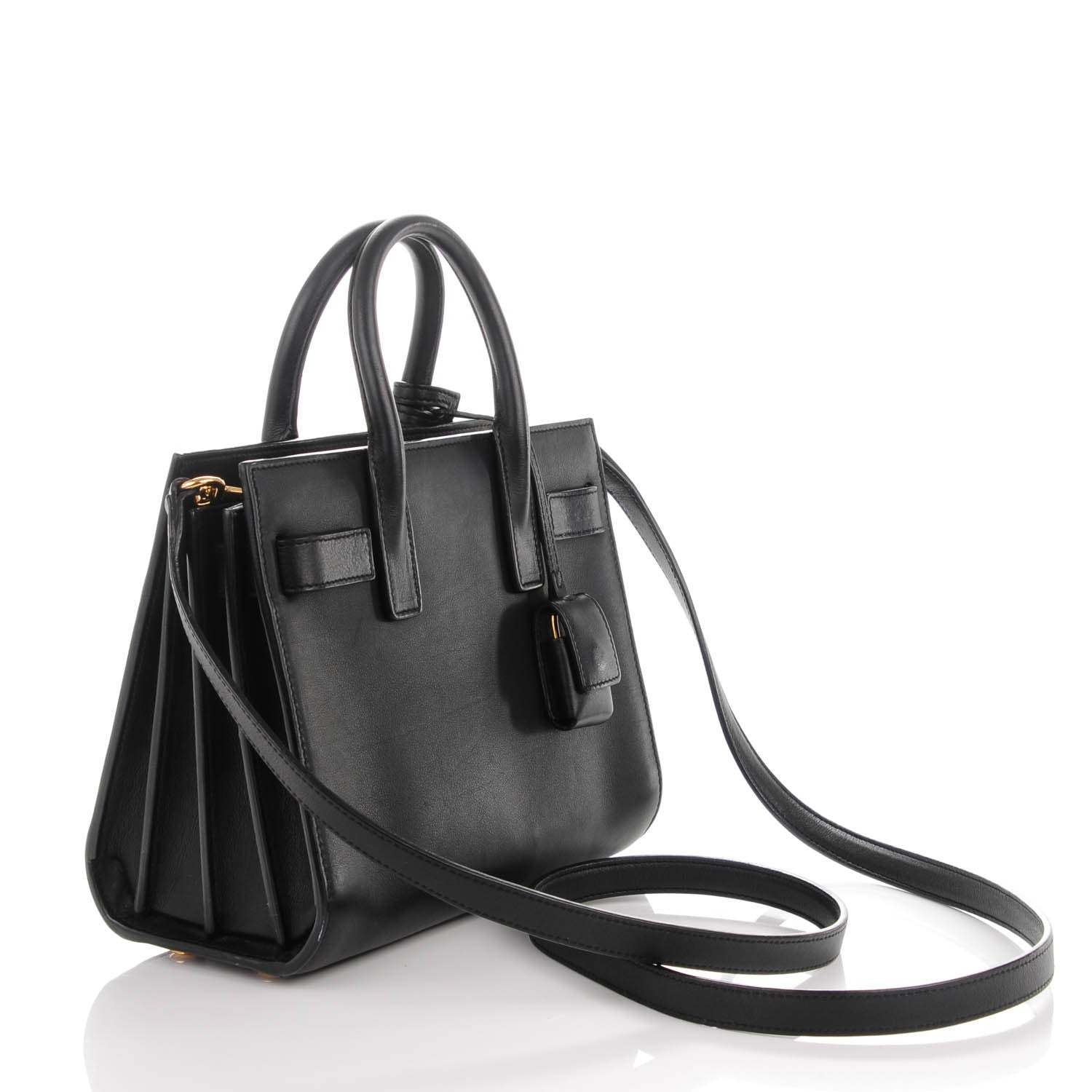 Saint Laurent Calfskin Nano Sac De Jour Black 3 of 8