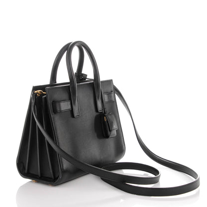 Saint Laurent Calfskin Nano Sac De Jour Black 3 of 8