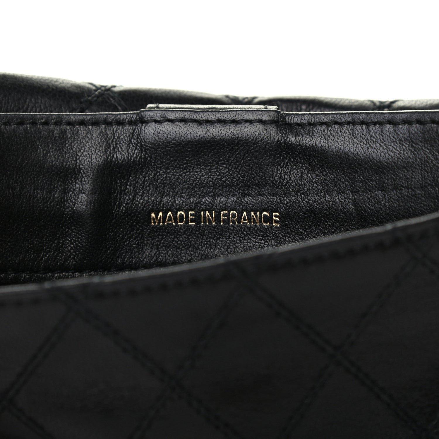 Chanel Lambskin Diamond Stitched Envelope Long Flap Wallet Black 7 of 7