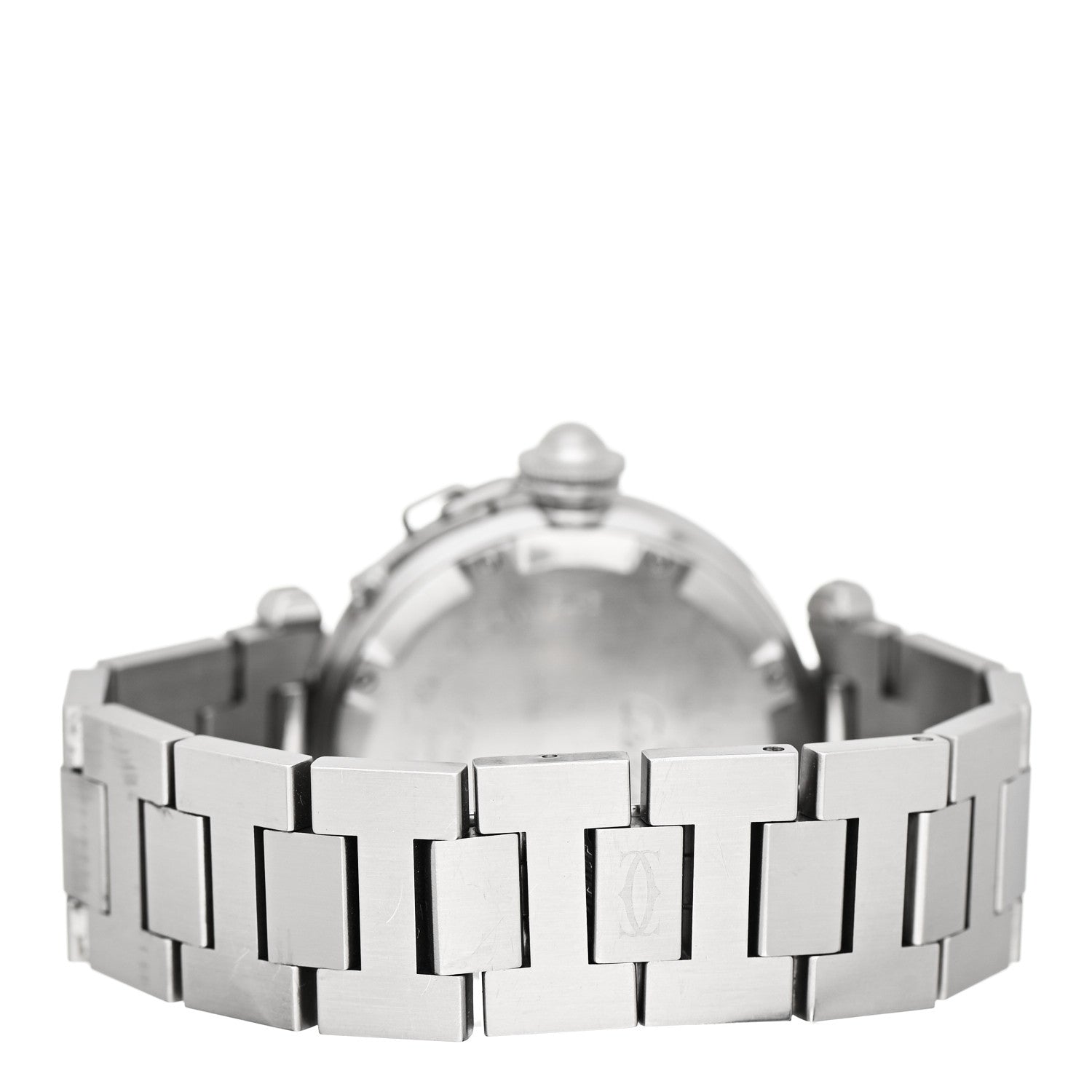 Cartier Stainless Steel 35mm Pasha C Big Date Automatic Watch Pink 3 of 5