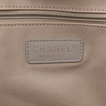 Chanel Glazed Calfskin Medium Deauville Tote Ivory 7 of 13