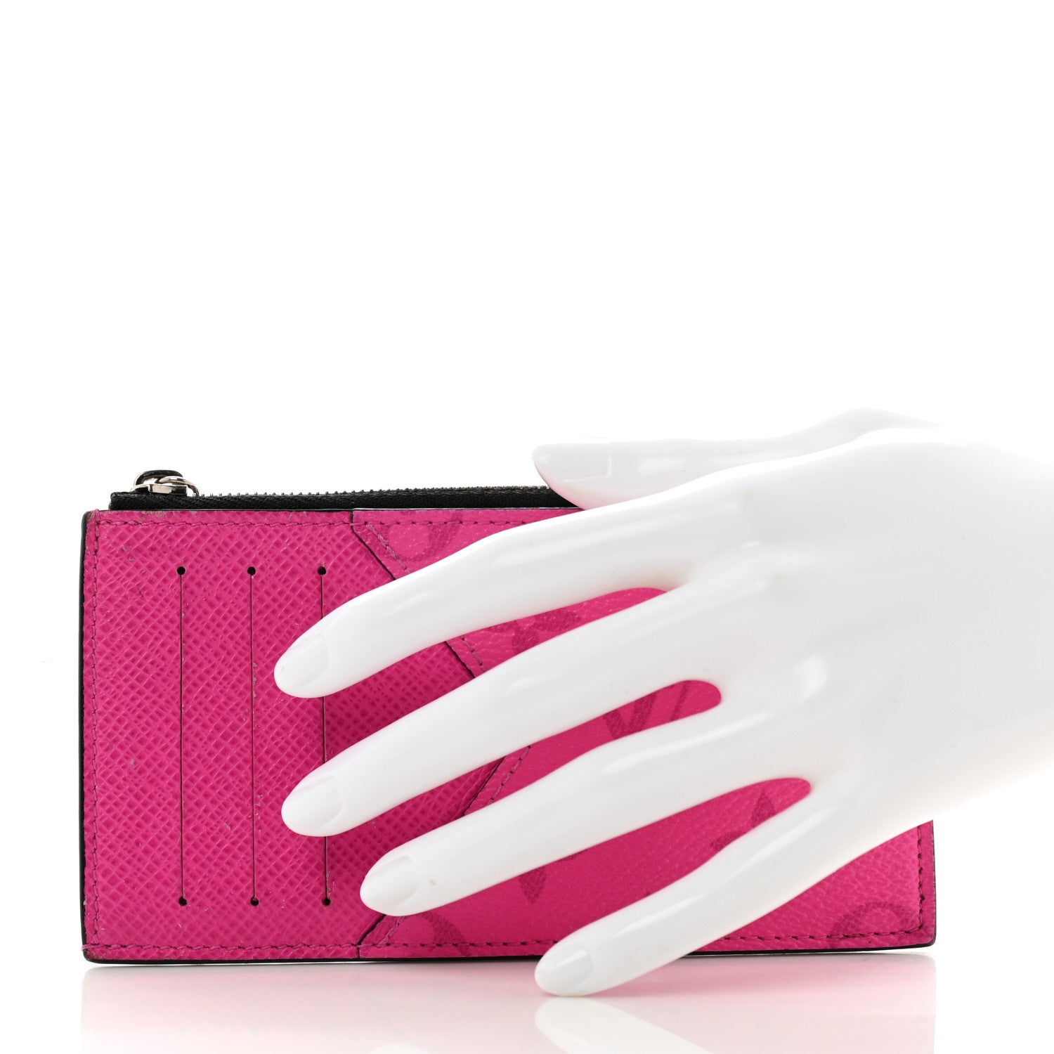 Louis Vuitton Taigarama Coin Card Holder Fuchsia 2 of 8