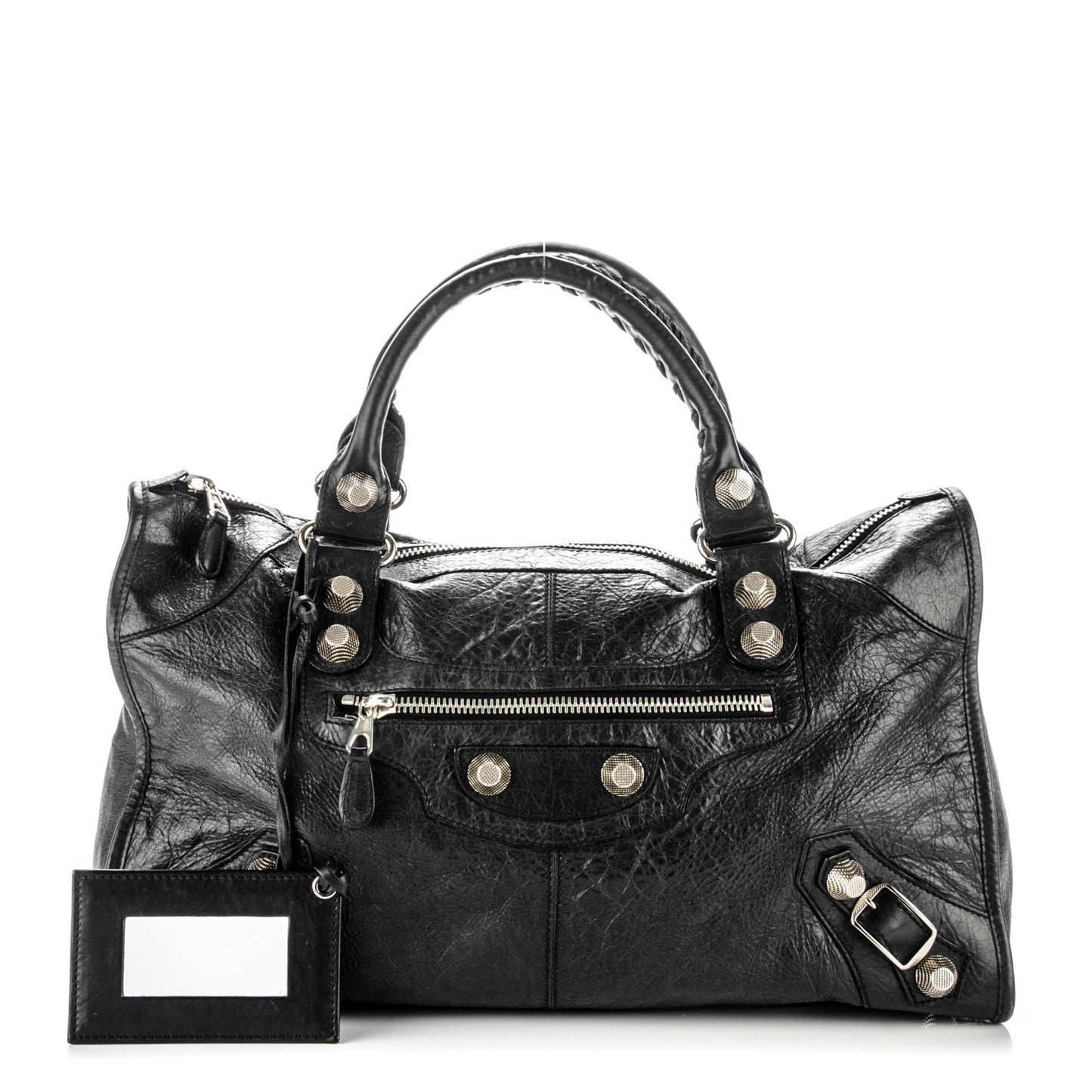 Agneau Giant 21 Silver Hardware Work Black