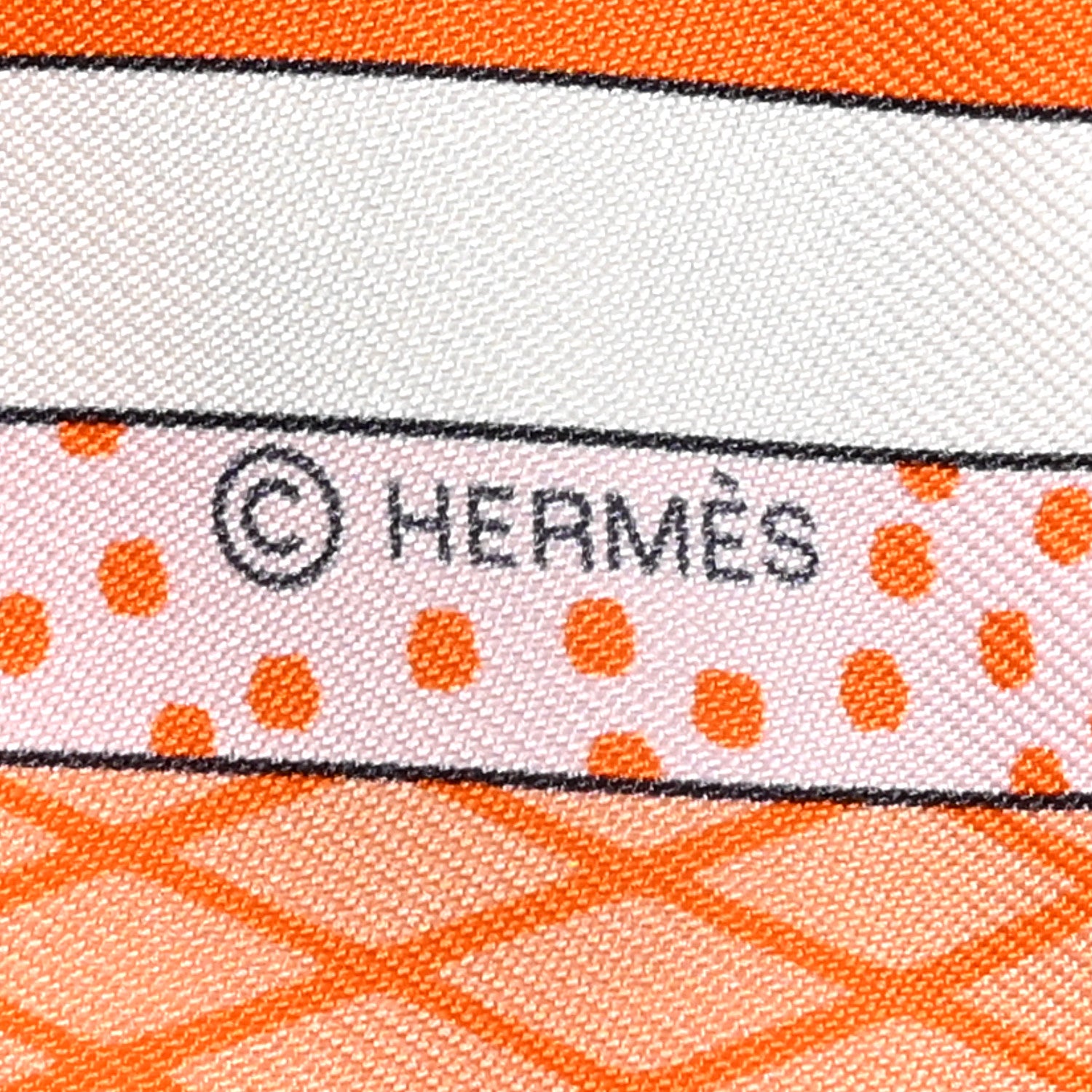 Hermes Silk Twilly Grand Theatre Nouveau Abricot Orange Jaune 3 of 5