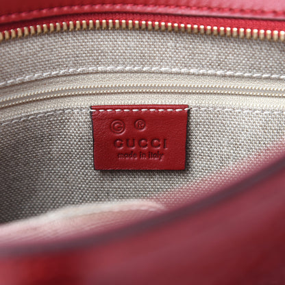 Gucci Microguccissima Small Bree Tote Red 9 of 11