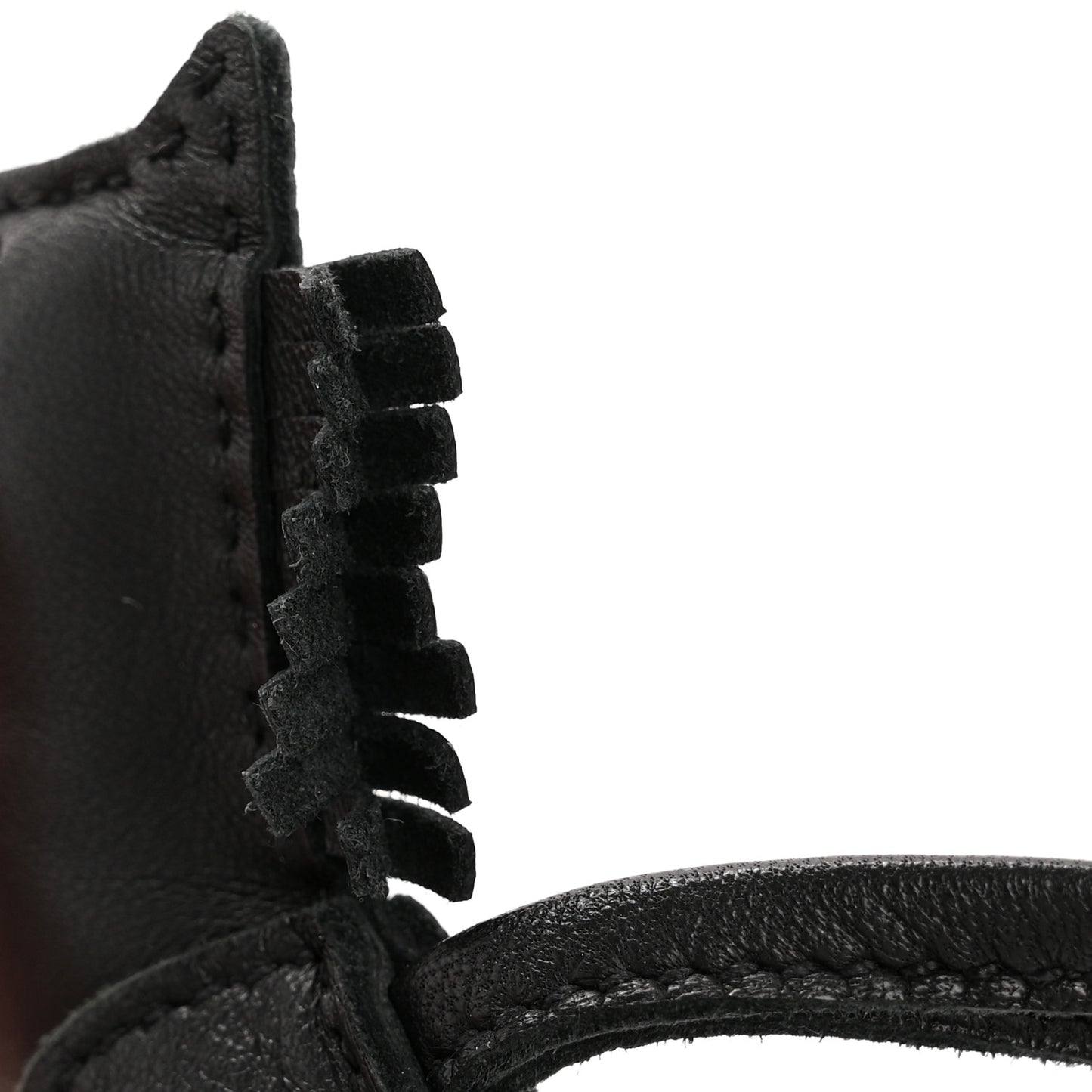 Milo Lambskin Grigri Rodeo Horse Bag Charm PM So Black