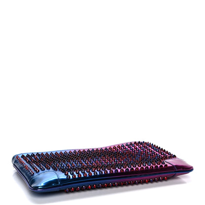 Christian Louboutin Patent Scarabe Spikes Loubiposh Chain Clutch Rose Digitale 5 of 20