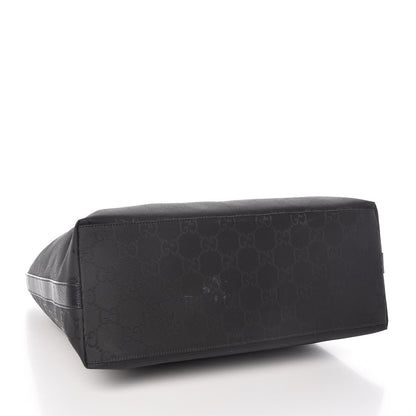 Gucci Nylon Monogram Large Hobo Black 4 of 8