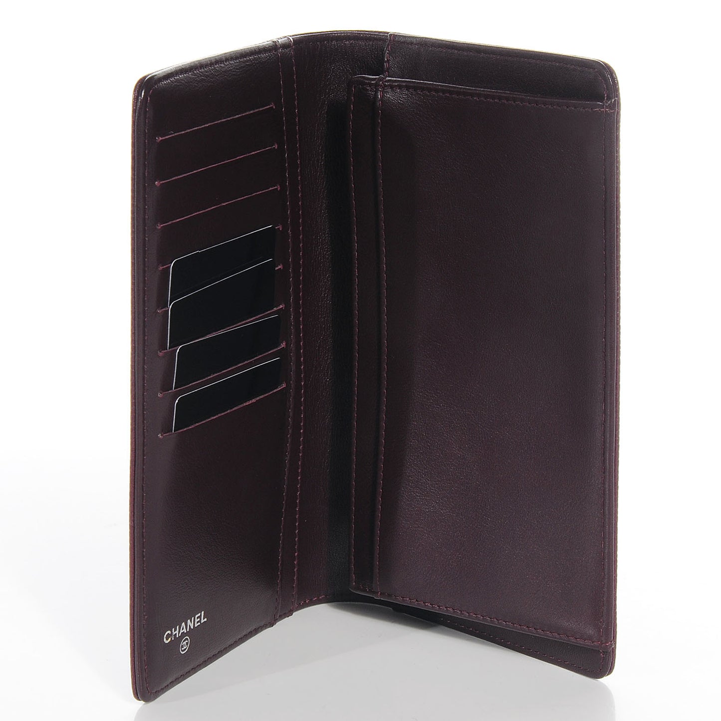 Caviar Yen CC Wallet Dark Red