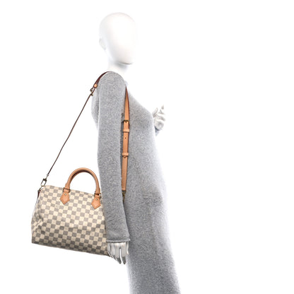 Louis Vuitton Damier Azur Speedy Bandouliere 30 2 of 10