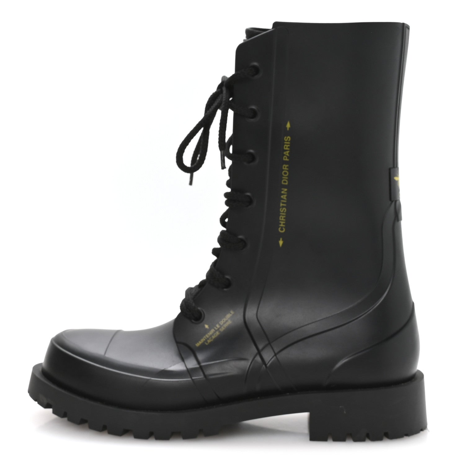 Christian Dior Rubber Diorcamp Low Boots 41 Black 1 of 8