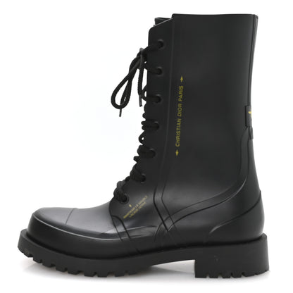 Christian Dior Rubber Diorcamp Low Boots 41 Black 1 of 8