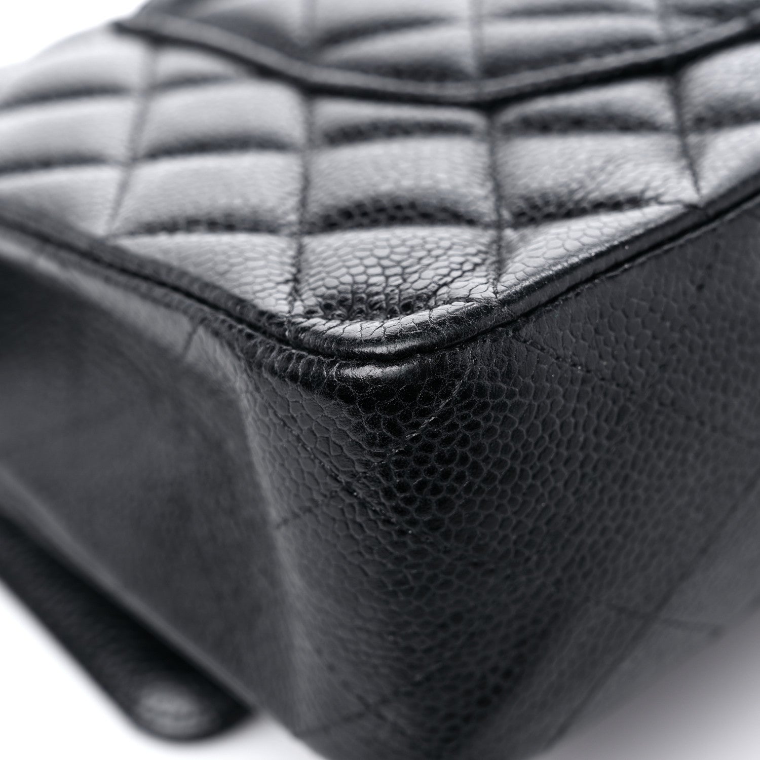 Chanel Caviar Quilted Medium Double Flap Black 10 of 14