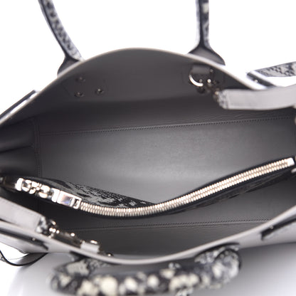 Saint Laurent Calfskin Embossed Python Small Sac De Jour Souris 6 of 9