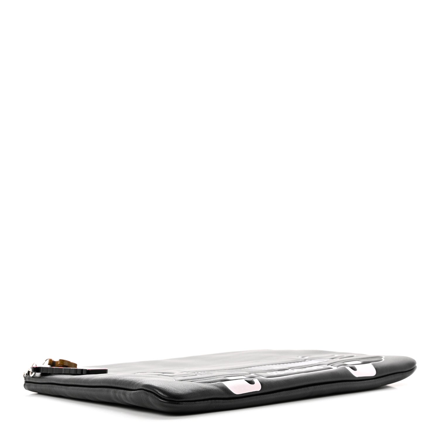 Chanel Lambskin Medium Cuba Car Cosmetic Case Black 3 of 7