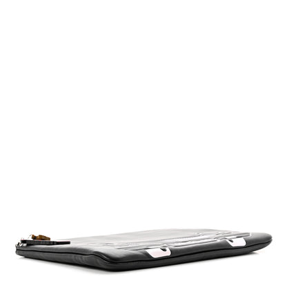 Chanel Lambskin Medium Cuba Car Cosmetic Case Black 3 of 7