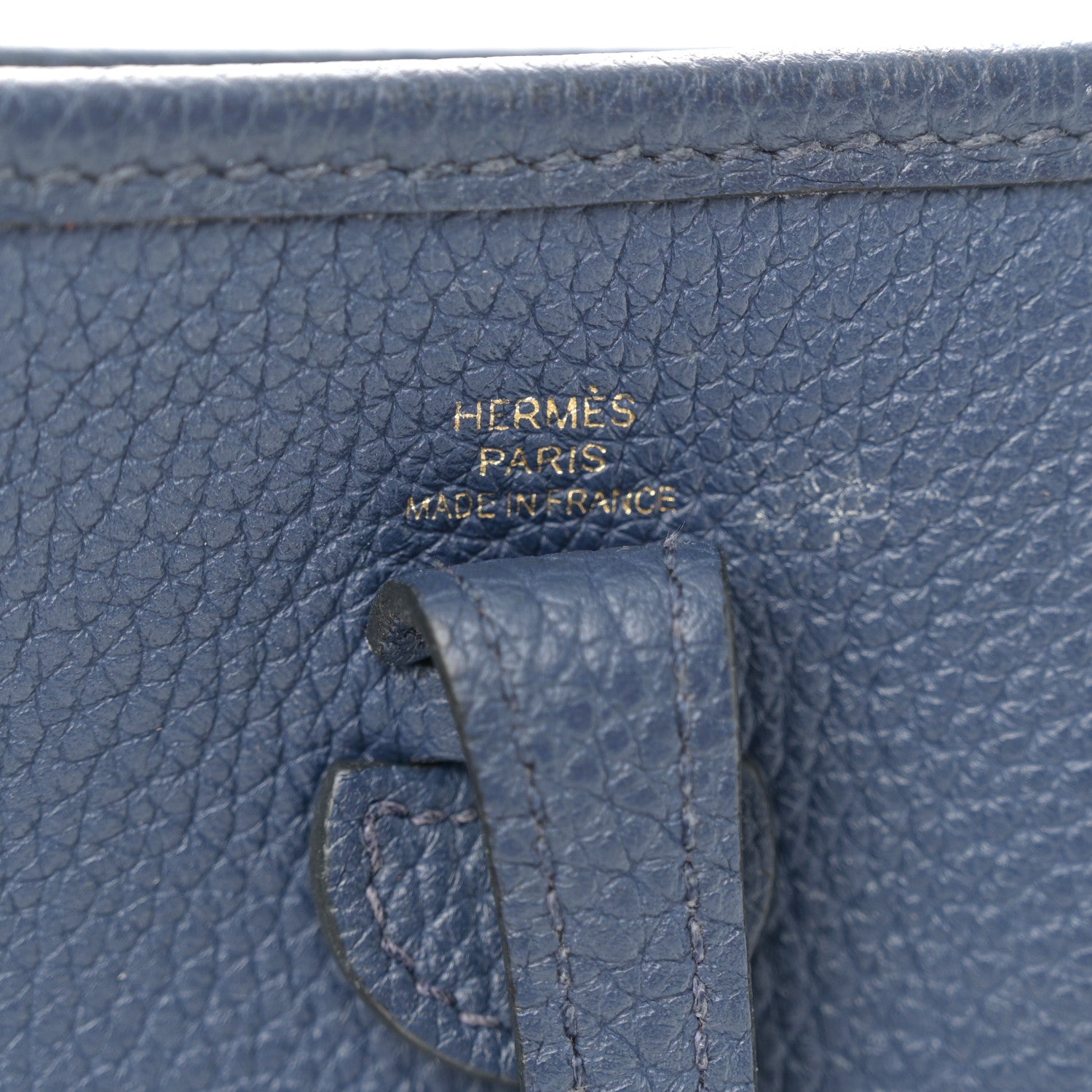 Hermes Taurillon Clemence Flipperball Sangle Evelyne TPM Bleu Saphir Black Bleu Saphir 6 of 13