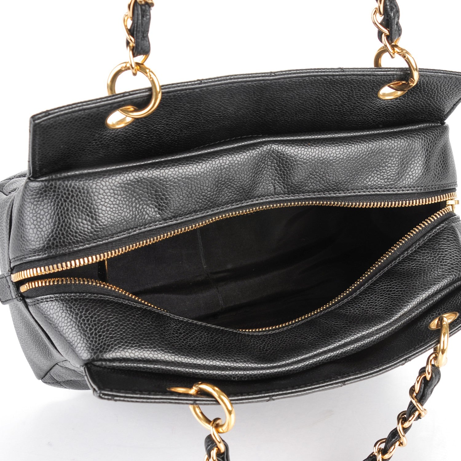 Chanel Caviar Quilted Petit Timeless Tote PTT Black 5 of 7