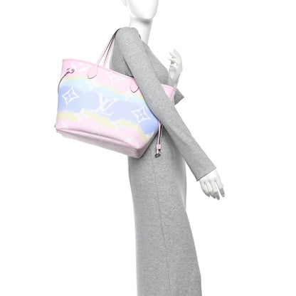 Louis Vuitton Monogram Escale Neverfull MM Pastel 2 of 10