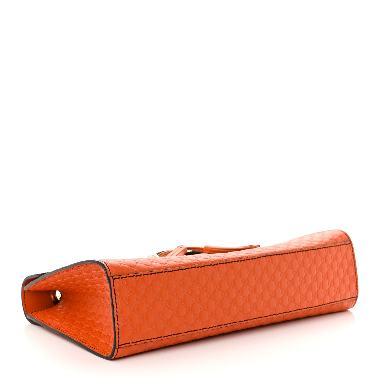 Microguccissima Medium Emily Chain Shoulder Bag Sun Orange