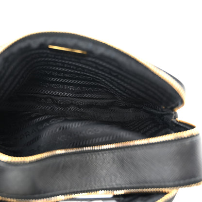 Prada Saffiano Mini Camera Crossbody Bag Black 6 of 10