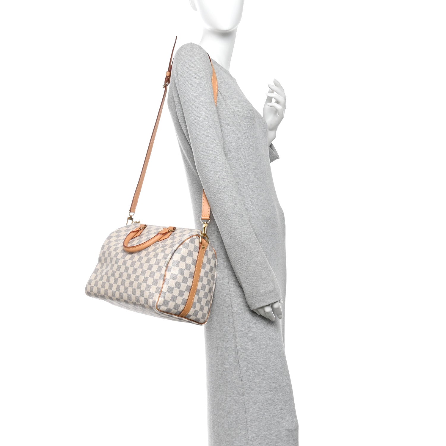 Louis Vuitton Damier Azur Speedy Bandouliere 30 2 of 10