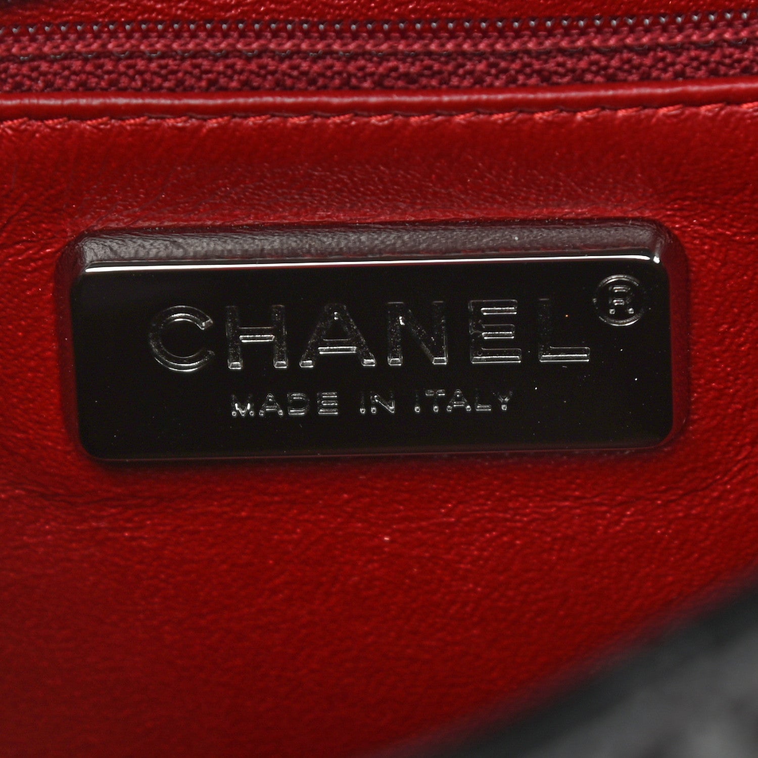 Chanel Lambskin Medium Westminster Pearl Flap Black 6 of 10
