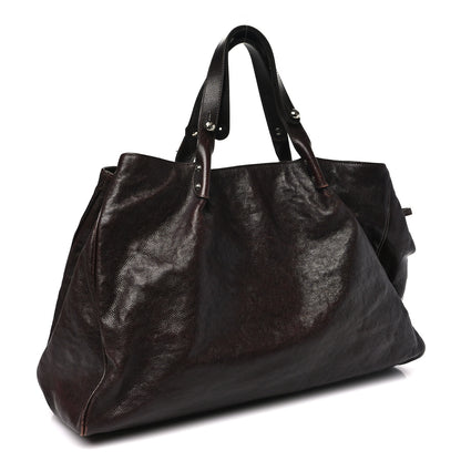 Chanel Glazed Caviar Reissue Double Pocket In The City Tote Brown 3 of 12