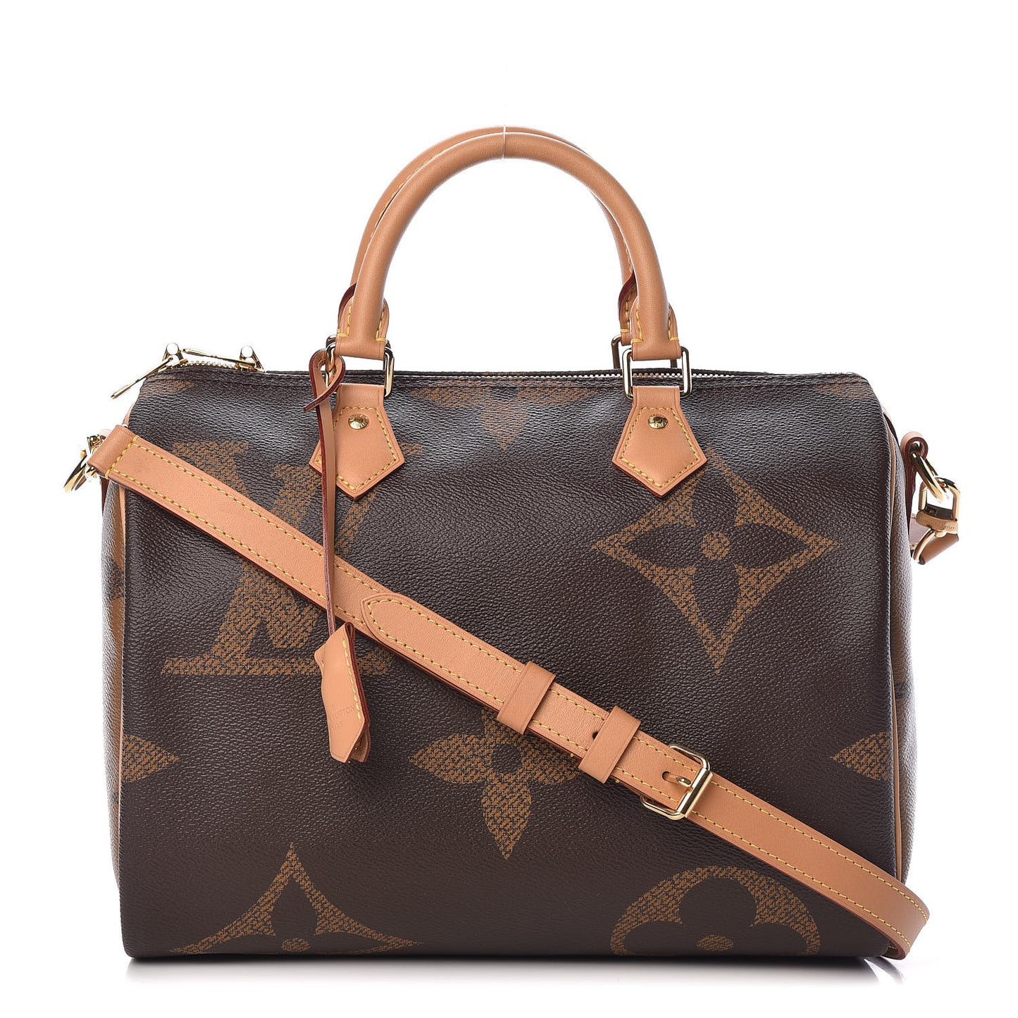 Reverse Monogram Giant Speedy Bandouliere 30