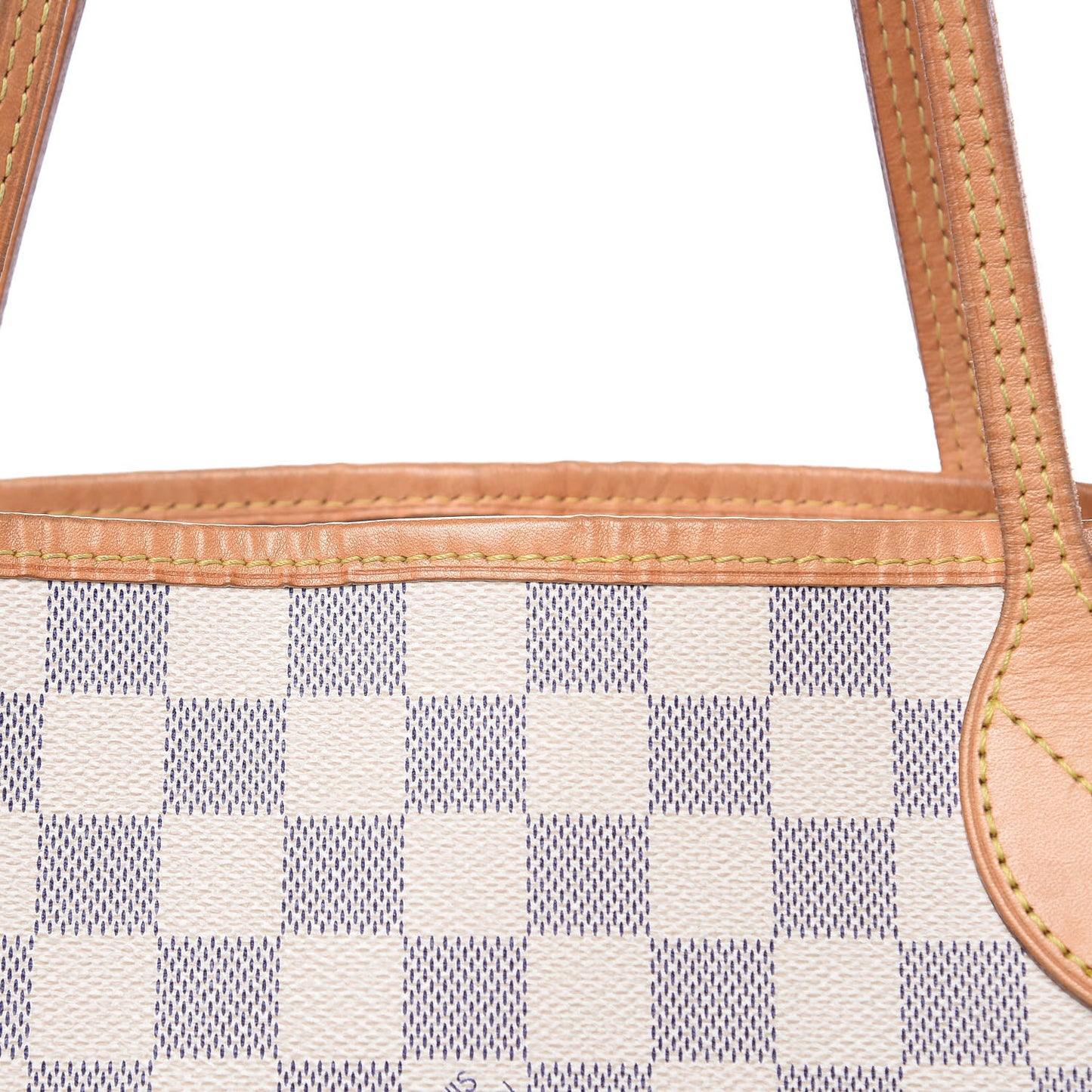 Damier Azur Neo Neverfull MM Rose Ballerine